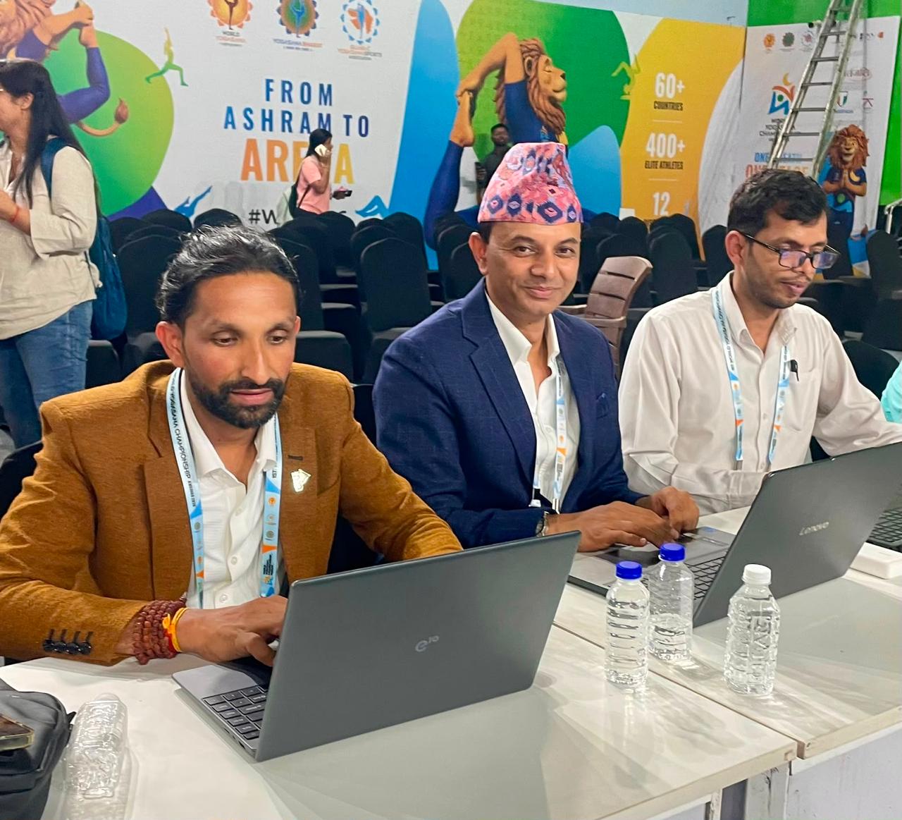 International yoga event or conference participation